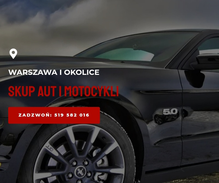 Zdjęcie na okładce dla Skup aut dojazd Warszawa za gotówkę każdy stan | Auto skup samochodów pojazdów